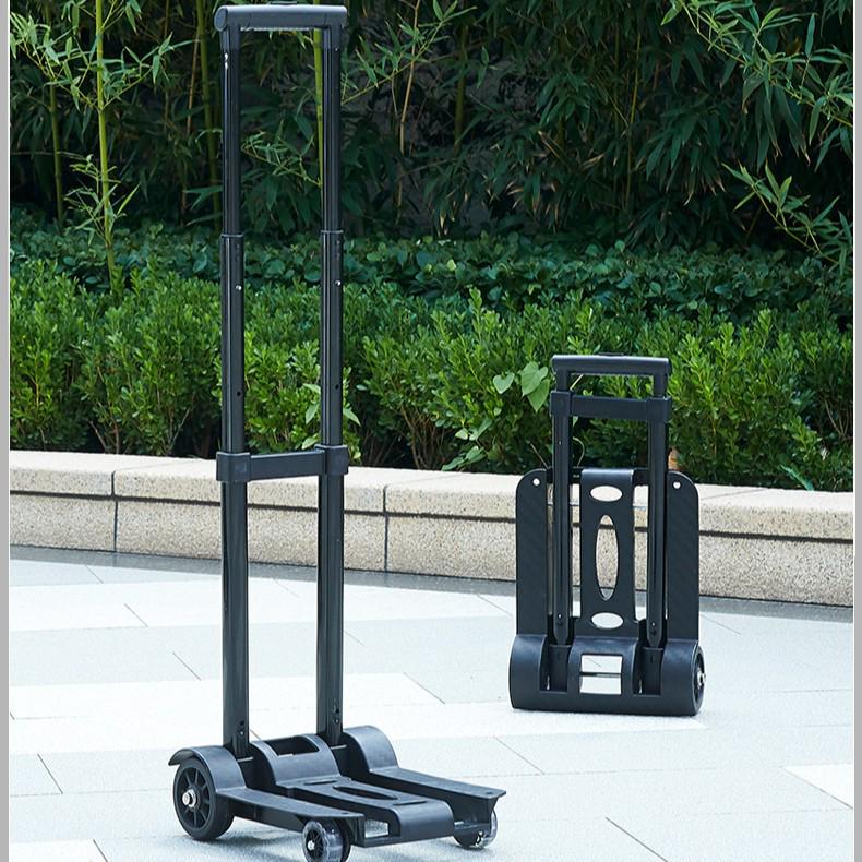 Foldable Two-Wheel Handcart for Groceries and Luggage