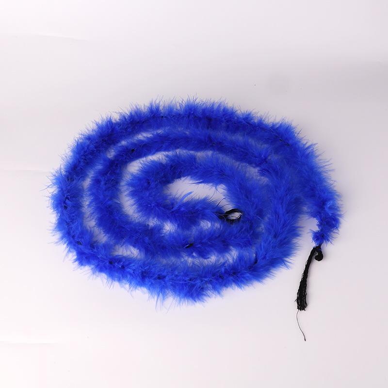 Feather Fleece 2 Meters Turkey Fleece Feather Strip, Flat Fleece Strip, Cartoon Wedding Feather Strip