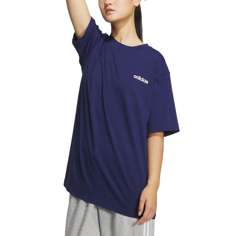 adidas T Shirt Unisex Dark Blue JL9652