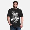 Pride of the Road Vintage Motorcycle Retro Cafe Racer Gift T-Shirt for Racing Bikers 100% Cotto
