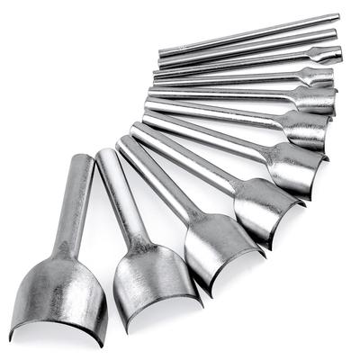 BUDDUR Leather Half-Round Cutter Kit With 11 Sizes For Leather And Belt Punching DIY Handmade Craft Accessories Tools Set