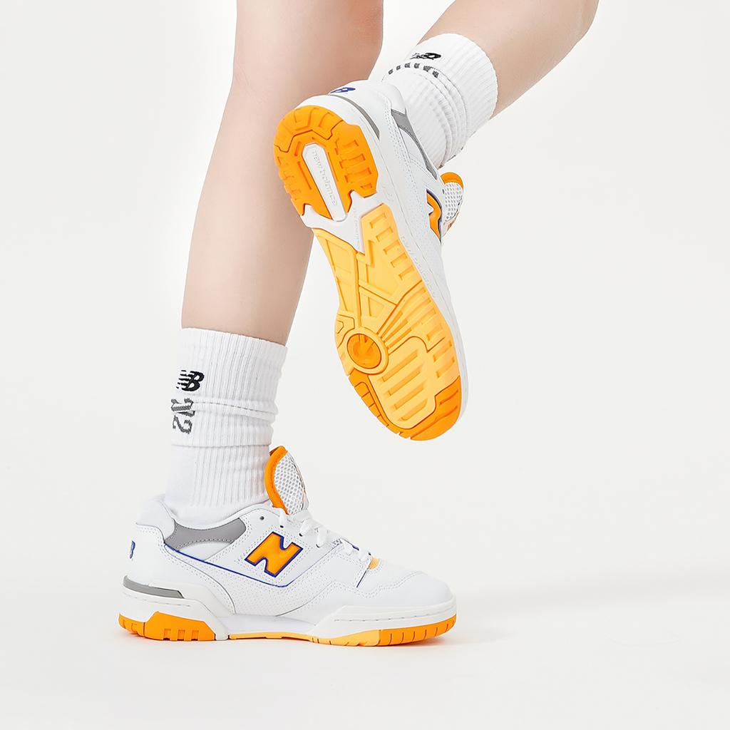 New Balance 550 Lakers Pack - Leuchtend orange Unisex Sneakers Weiß BB550WTO
