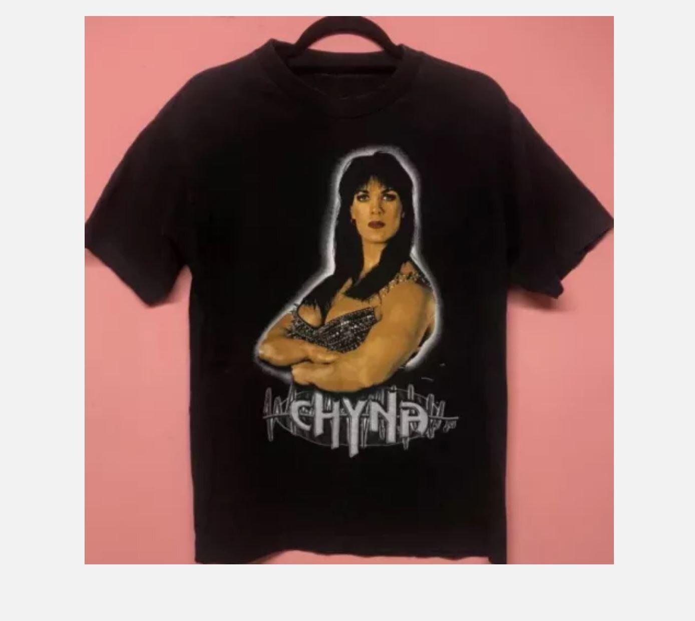 Chyna Wrestling t shirt new one sided basic Tshirt XL