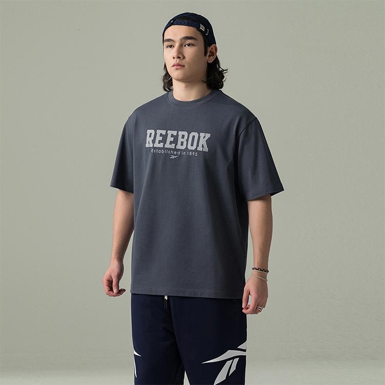 Reebok T Shirt Unisex Charcoal Black 25SRE405UGH1