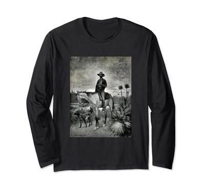 Frederic Remington Cracker Cowboy Long Sleeve T-Shirt