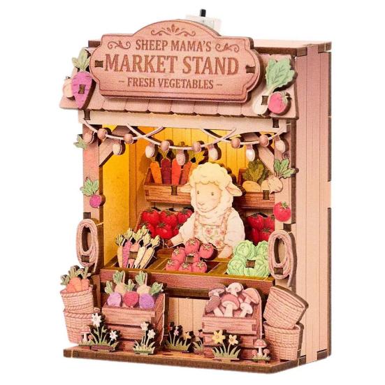 Mini Cute Refrigerator Magnets DIY 3D Puzzle Magnetic Building Blocks Assemble