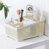 Storage Box Hollow Anti Slip PP Multi Grid Pen Stationery Cosmetic Organizer Classroom Things
