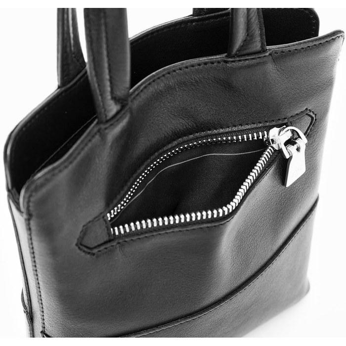 [Aniari] Artisan Leather Tote Bag 36-02002 Black W17xH19.5xD5