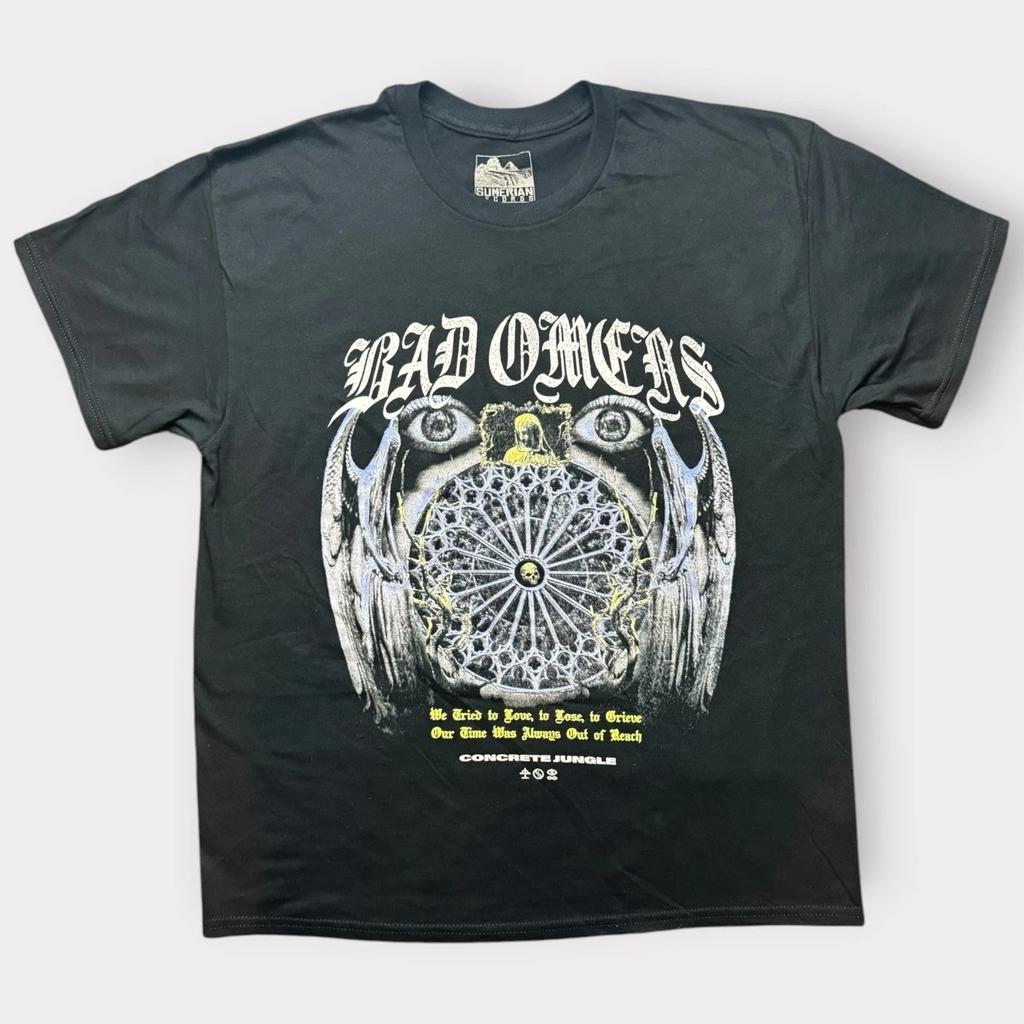 Bad Omens Sumerian Records Concrete Jungle Band T- Shirt Black Mens Large