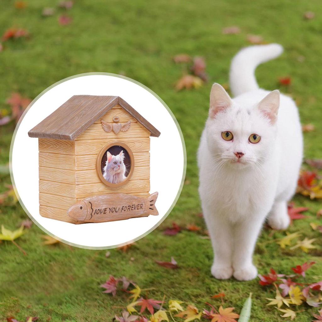 Elegant Pet Memorial Box for Dogs And Cats - Keepsake Urn with Photo Slot