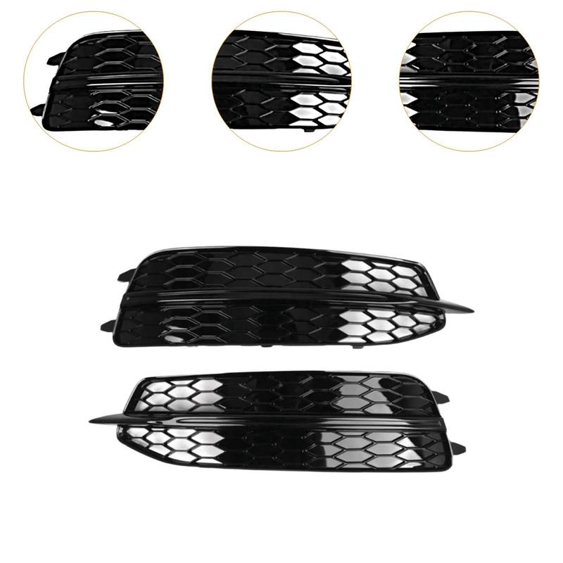 1 Pair 4G0807681D Professional Portable Practical Front Bumper Lower Grilles