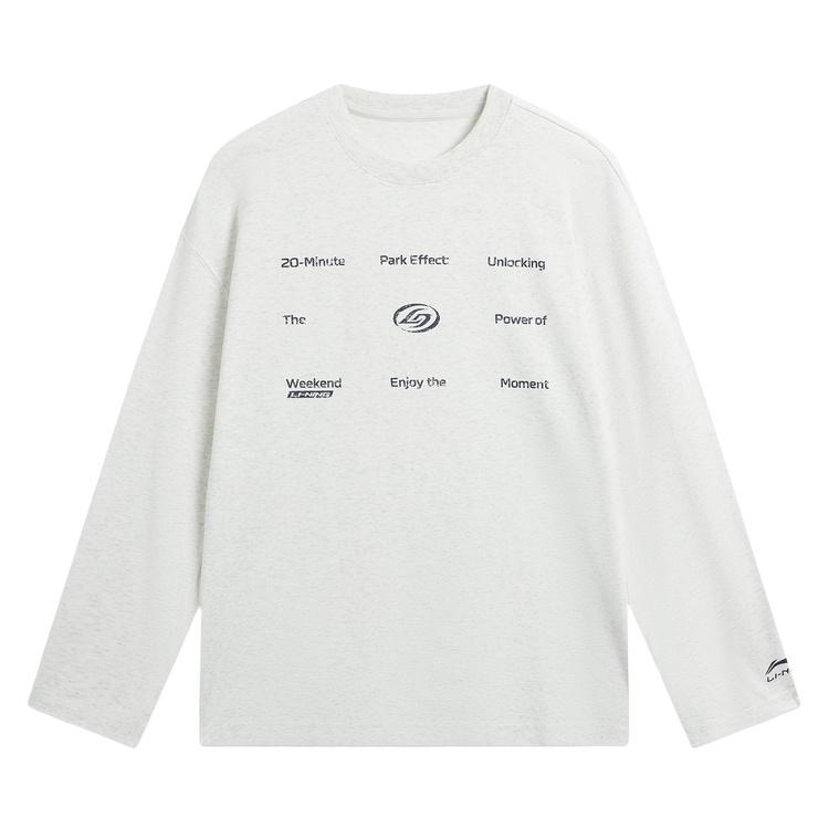 Li-Ning Loose Fit Round Neck Couple T-Shirt Unisex Tops ATLW089-6 S