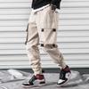 Streetwear Black Men's Harem Joggers Pants Men Cargo Pants Hip Hop Casual Pockets Sweatpants Male Oversized Trousers