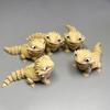 3D Printed Cute Bearded Dragon Figurine Lizard Statue Desktop Ornament Reptile Lover Gift Home Decor Animal Collection Craft