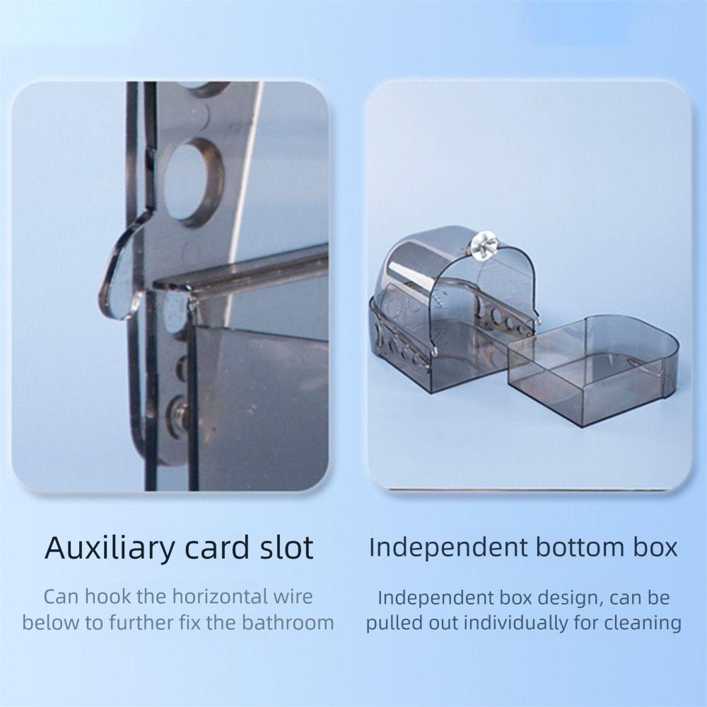 Wall Mount Parrot Bathtub Anti-Slip Bird Bath Box Practical Bird Shower Box  Pet Cage