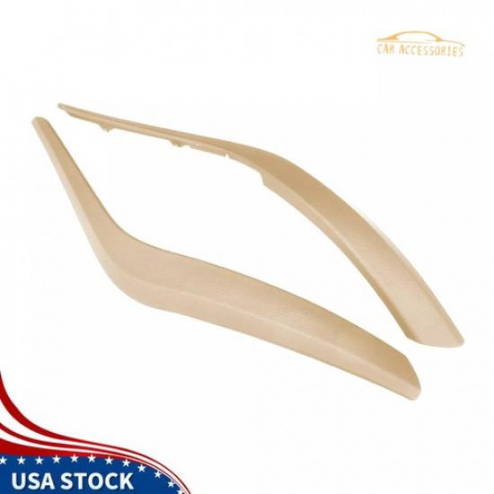 

2PCS Left & Right Inner Door Handle Pull Panel Trim For BMW X1 E84 2009-2015 Left & Right- Beige