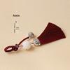 Elegant Lotus & Palace Bell Tassel Keychain Pendant for Bags & Cars