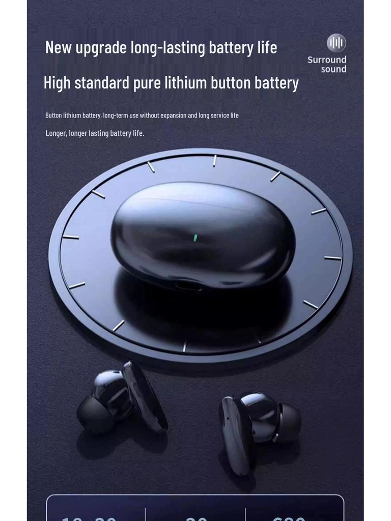 2024 Kabelloses Bluetooth In-Ear-Headset: Geräuschunterdrückung, Sportfreundlich, Lange Akkulaufzeit, Kompatibel mit Apple, Huawei, Xiaomi