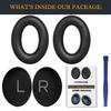 SOULWIT Ear Pads for Bose (QC45/QC SE/QC Wireless) Headsets - Black