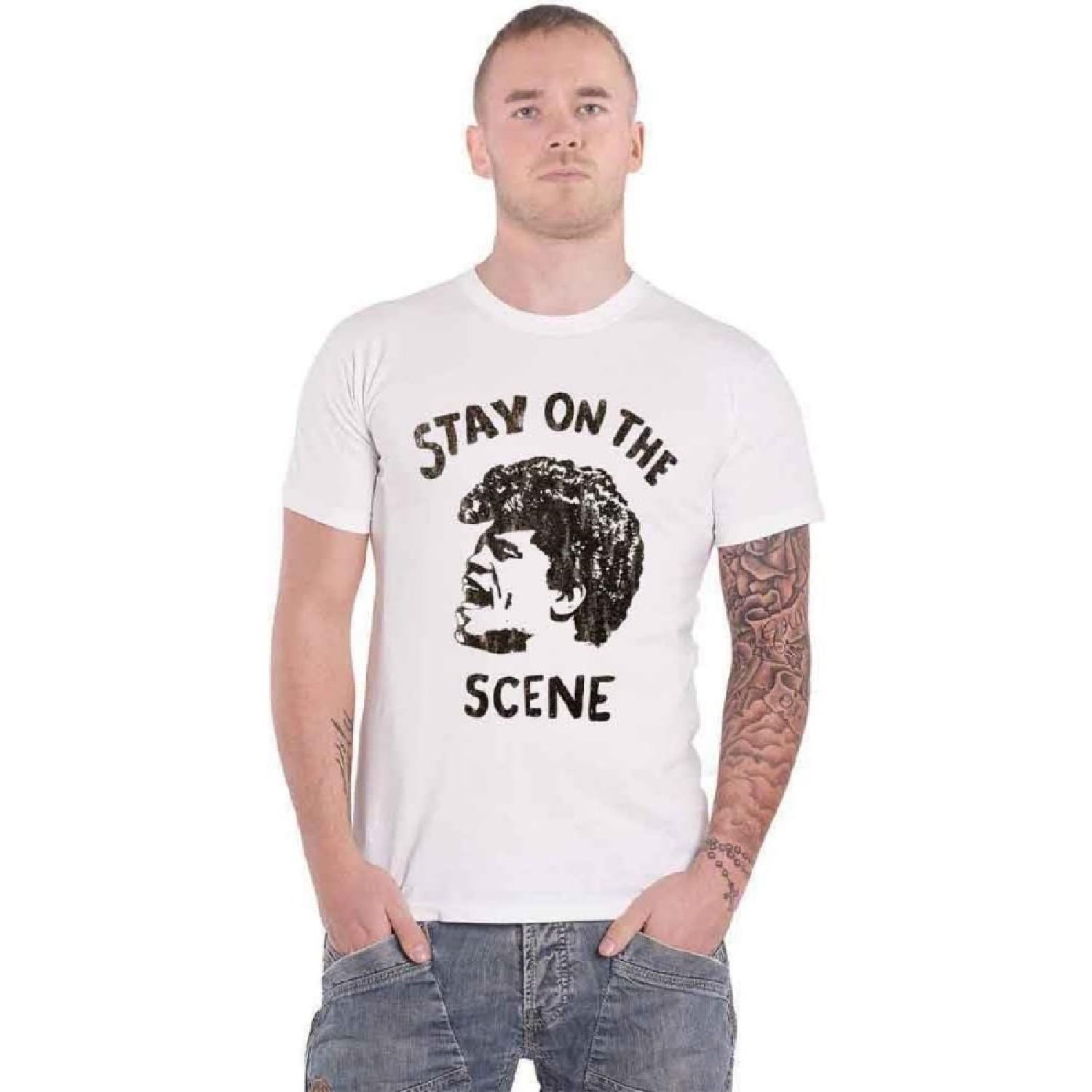 James Brown T Shirt Stay On The Scene New Official Unisex White S