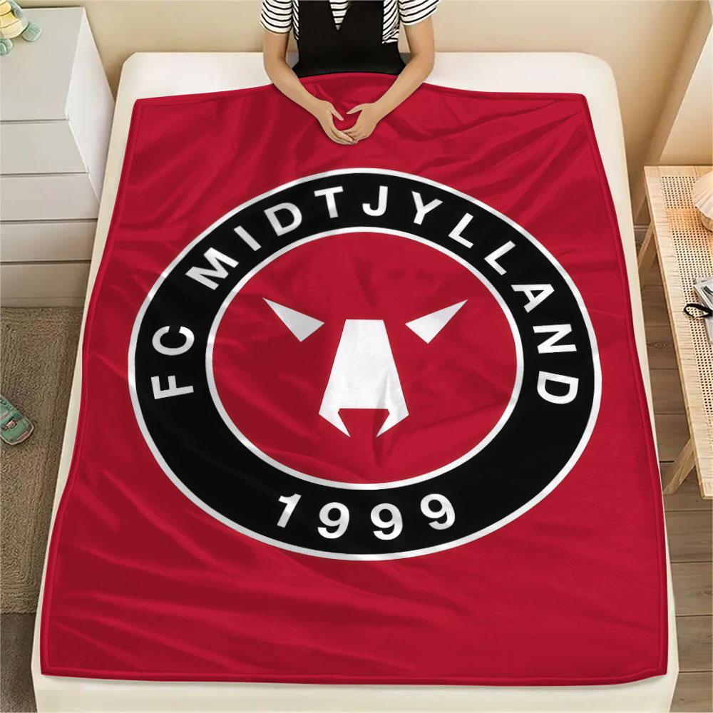 FC Midtjylland FlAannel Blanket, High Quality Comfortable for All Seasons, Home Decor, Warmth and Comfort