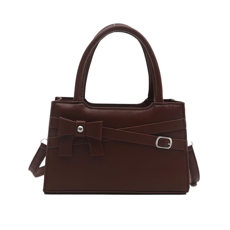 Modischer Gürtel Kleine Quadratische Tasche, Stilvolle und Modische Schleifen-Handtasche, Lässige Crossbody-Tasche für Damen