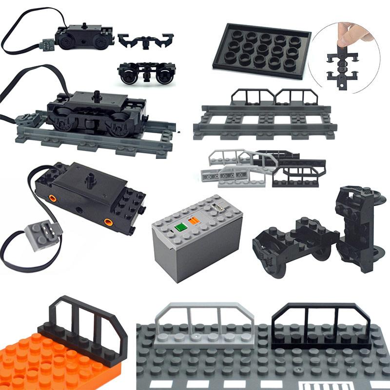 Train Accessories Technical parts Fence Motor multi power functions tool train 91994 74784 2871 PF model sets DIY building block