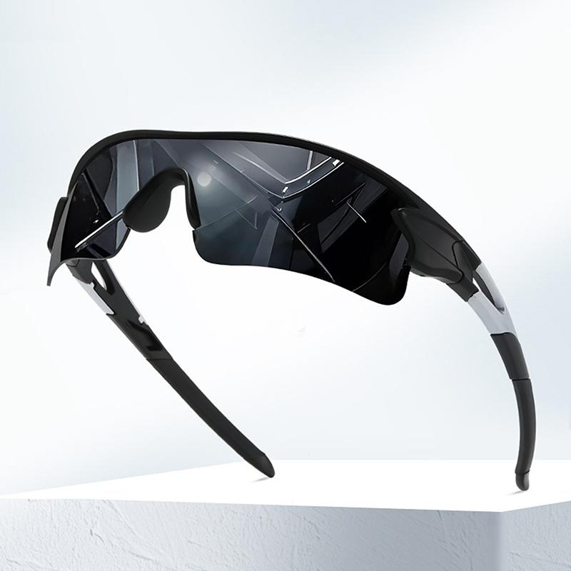

Sport Sunglasses Cycling Glasses +Box For Men Women Tr90 Frame With Hd Lens Anti-Glare For Running Driving Fishing Men A1