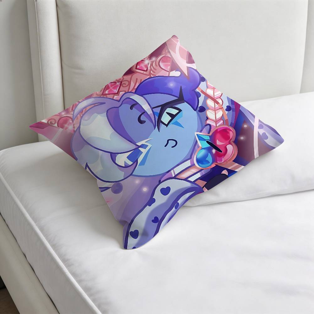 

Hot CCookie Game Run Square Pillow Case Soft Decorative Throw Pillow Cover for Home Sofa Bed 30x30cm
