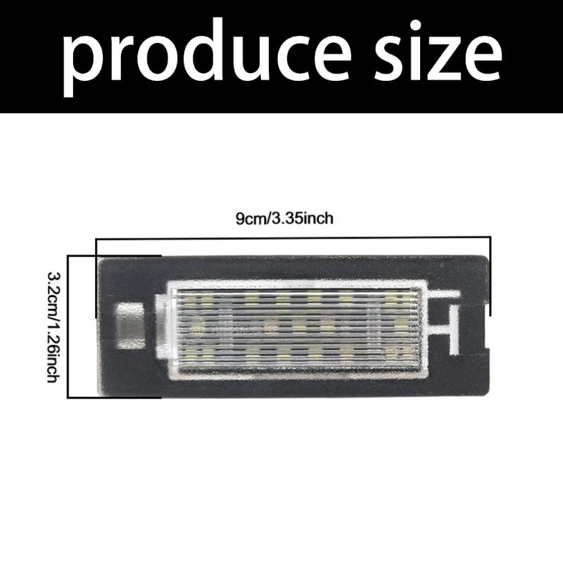Auto Accessories for Panda MK3 Type 169 2003-2012 LED Number License Plate Light 71734797 License Plate Lamp Replacement