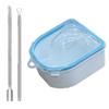 Nail Soaking Bowl Gel Nail Polish Remover Kit Manicure Bowl for Hand Dip Powder Remover Tools Nail Soak Off Bowl Set
