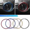Car Headlight Switch Decorative Frame Trim Ring Sticker Fit for Volkswagen VW Golf Jett MK5 MK6 Passat B6 B7 CC Touran Tiguan