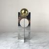 Simple Modern Geometric Three-dimensional Metal Entrance Hall Decoration Concentric Bracket Ball Ornaments Study Room Sample Tabletop Furnishings
