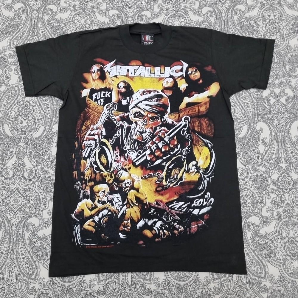 Metallica Dont Step On Me Metal Band T Shirt Size Medium Graphic Print 1992