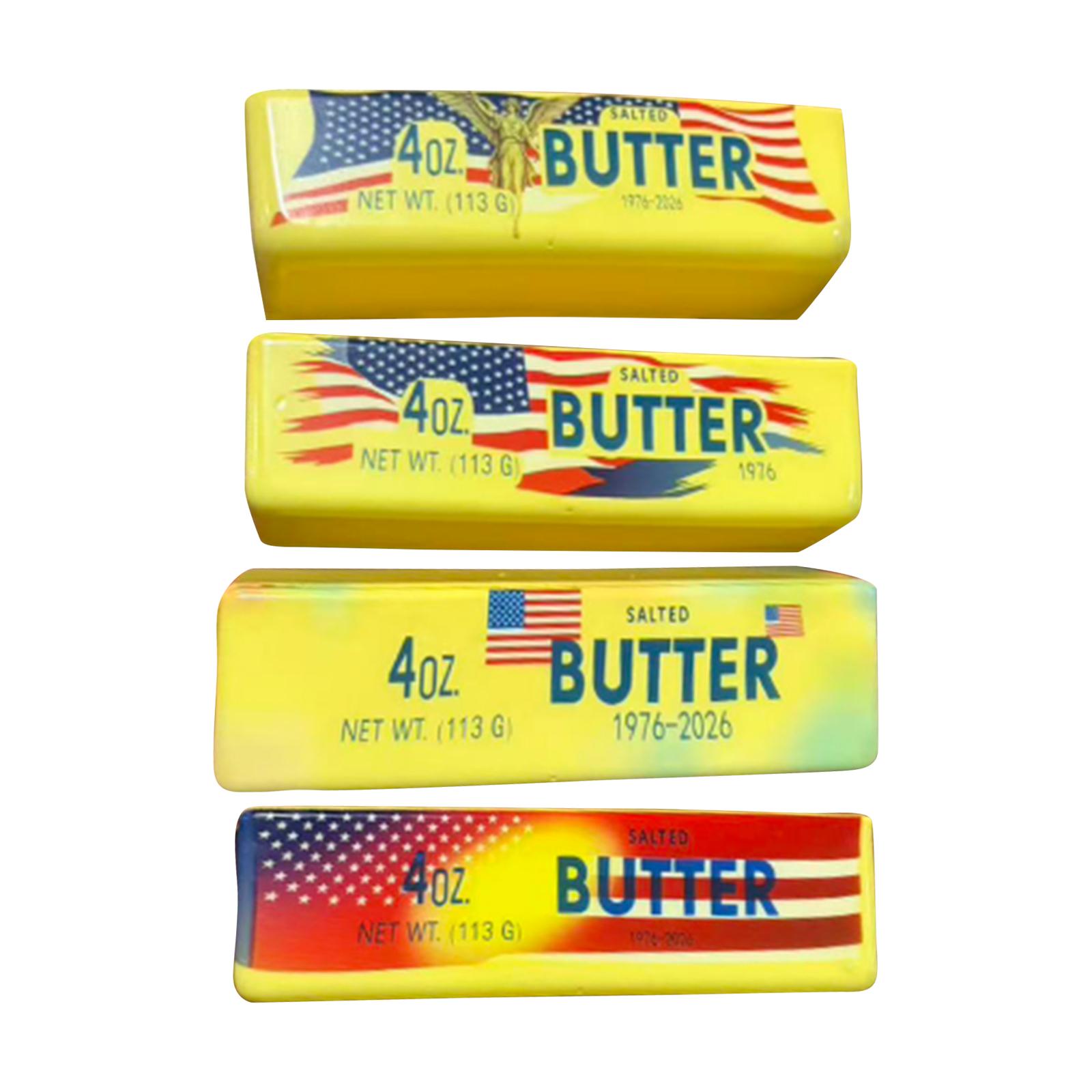 

14cm Independent Day Style Butter Stick Squeeze Toy Soft Sensory Stress Relief Fidget Toy for Kids and Adults Durable Material One Size