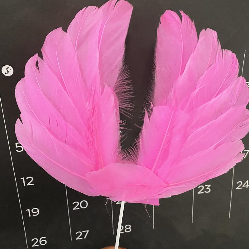 

Angel Feather Wings Birthday Cake Decoration Plug-In Accessories Model Baking Knickknacks