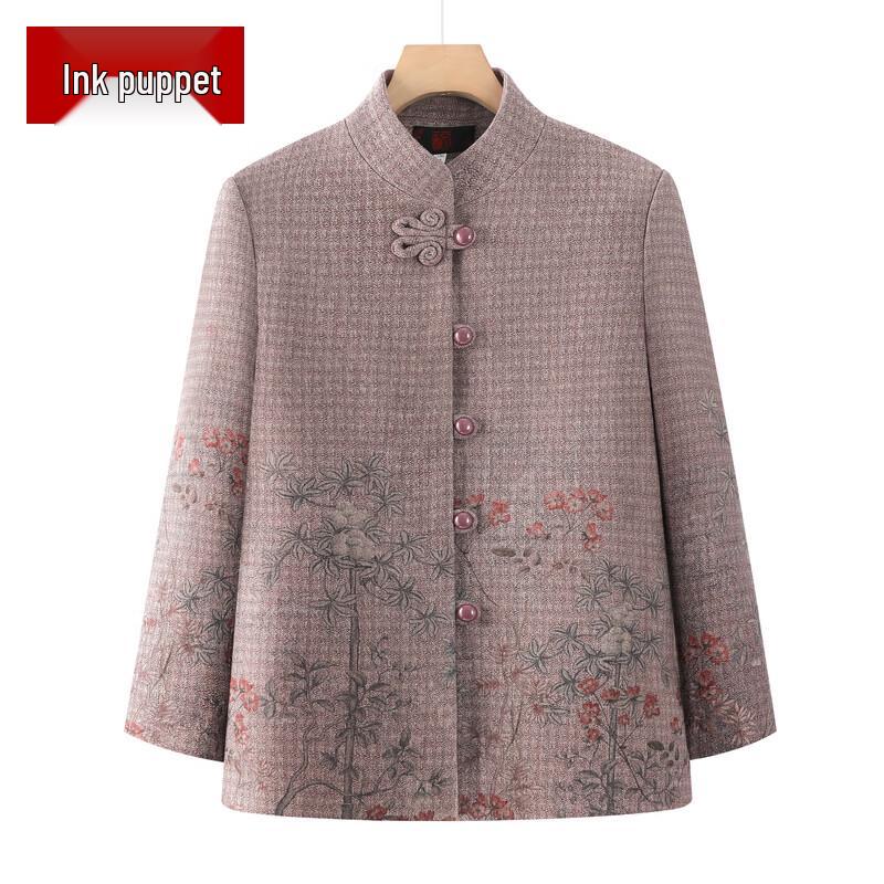 Elderly Women's Chinese Style Tang Suit Jacket