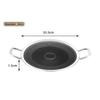 Grill Cooking Pan For Gas Stoves Induction Cooktops,for Outdoor Cooking 46*33.5*1.5/49*37.5*2cm Stainless Steel Smokeless Pans