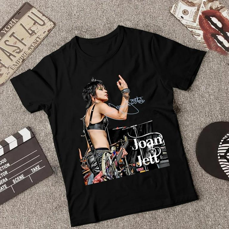 NEW JOAN JETT Singer Short Sleeve Black All Size Unisex Shirt  1C09 Unisex T-Shirt M