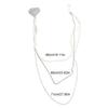 Long Chain Rhinestone Chain Pin Minimalist Style Trouser Fastener Punk Tassel Chain Brooch  Jewelry