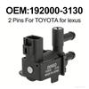 2-Pin Car Vacuum Solenoid Switch Valve OEM 192000-3130 Car Replacement VSV Accessory for Toyota for Lexus Vehicles