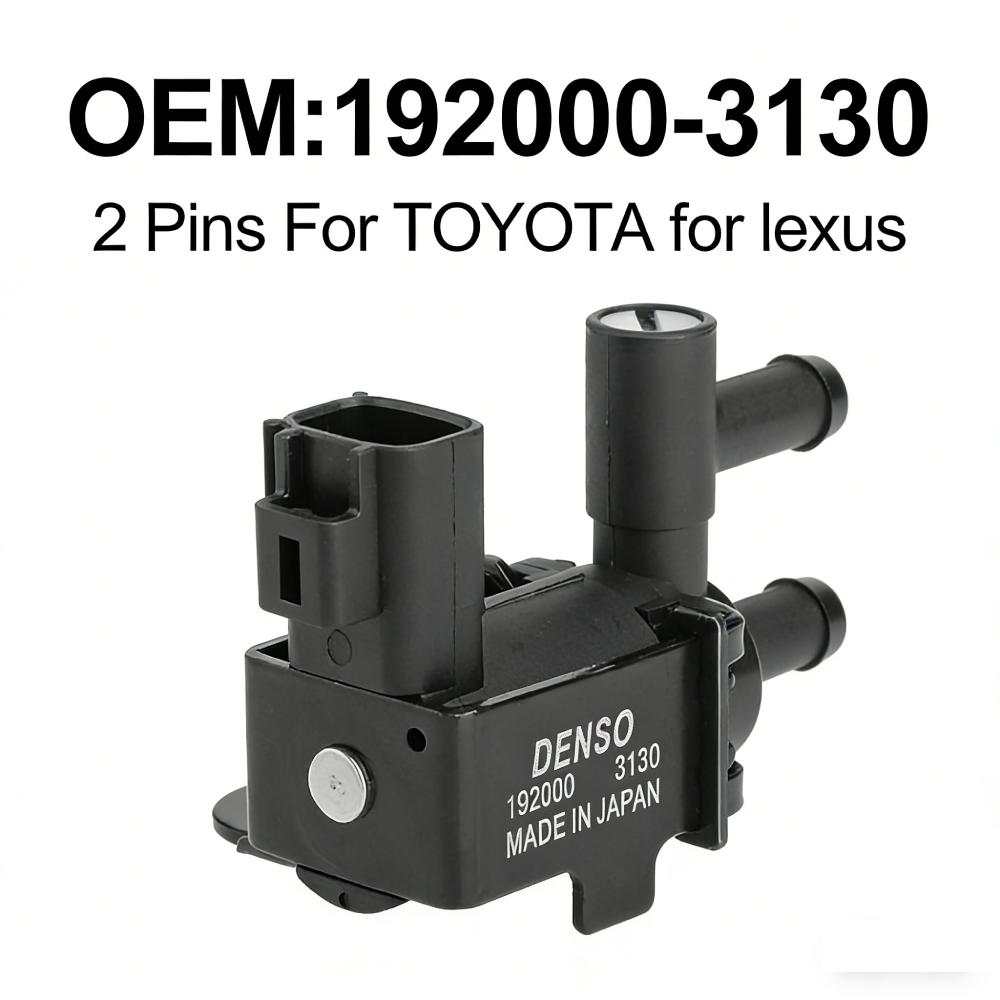 2-Pin Car Vacuum Solenoid Switch Valve OEM 192000-3130 Car Replacement VSV Accessory for Toyota for Lexus Vehicles