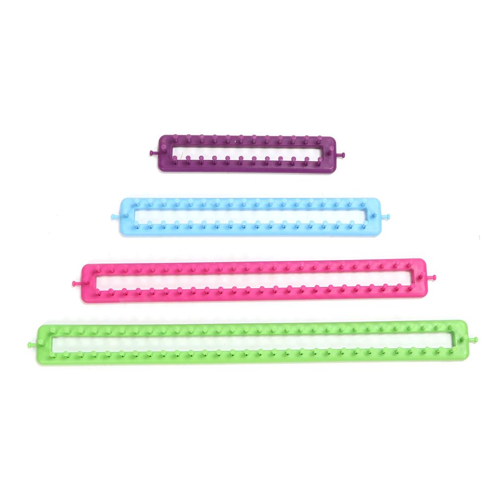 Strickrahmen Bunte Plastik Schal-Herstellungswerkzeuge DIY Häkelset für Kinder Erwachsene