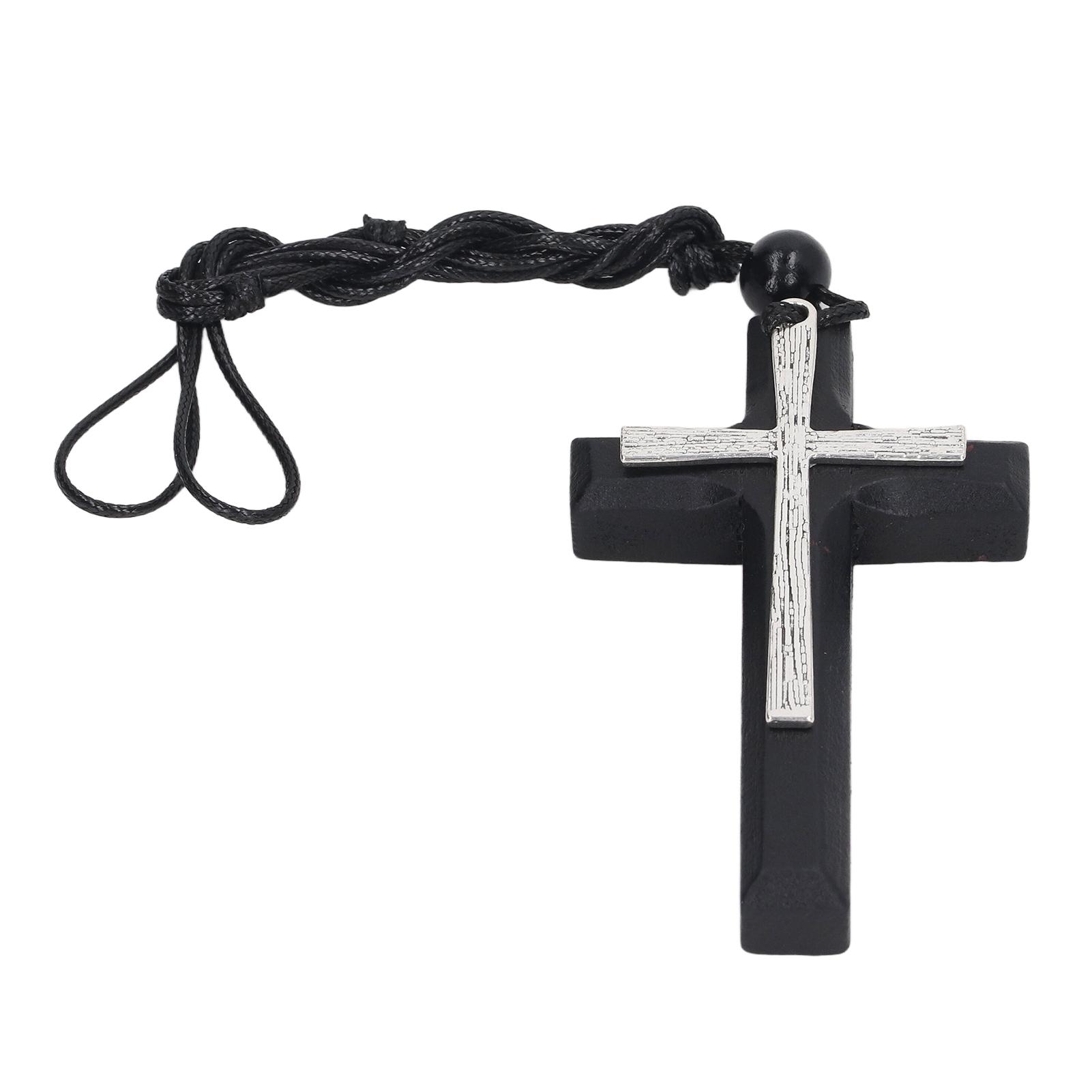 

Деревянный крест ожерелье Деревянный кулон на зеркало заднего вида автомобиля Мужской Женский Мальчик Девочка Дети Подростки Подарок