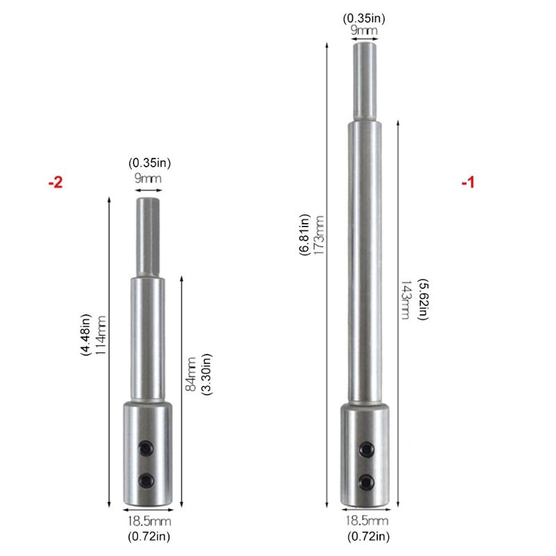 Präzise Forstnerbohrer-Verlängerungsstange aus Kohlenstoffstahl für reduzierte Bohrabweichung Funktionale Anwendungen