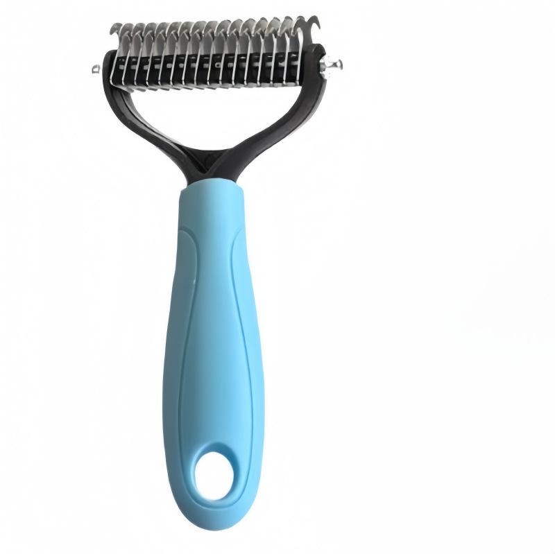 

Teddy Golden Retriever Pet Comb: Universal Detangling & Shedding Tool for Cats and Dogs Small (OPP Bag)