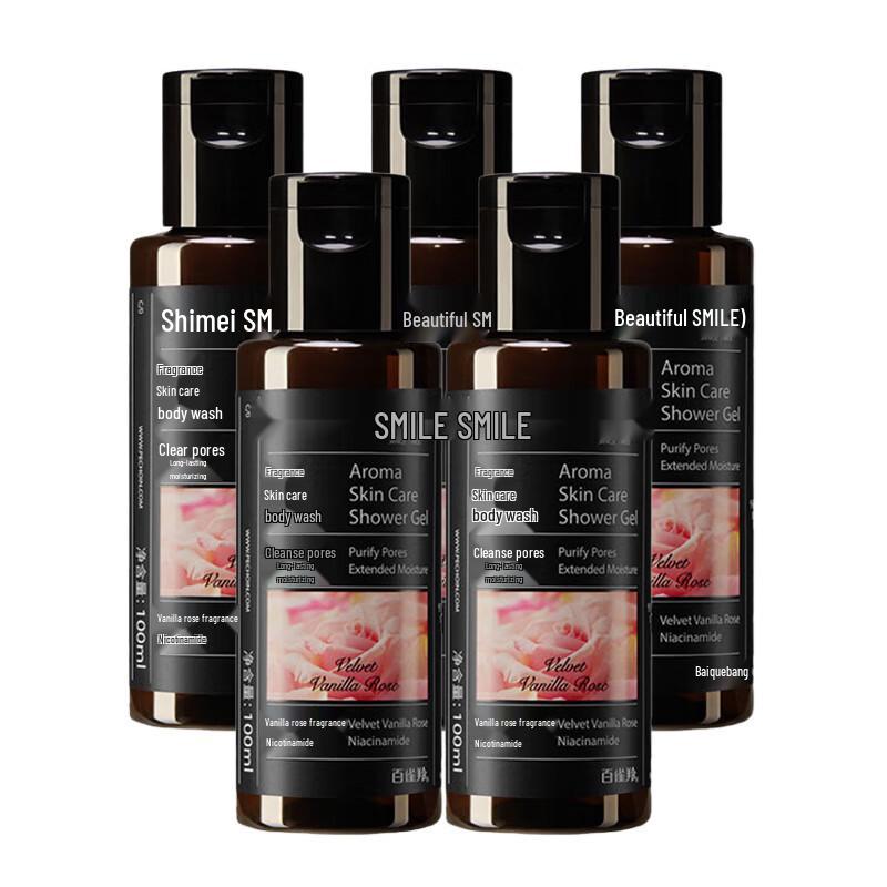 Гель для душа Shimei с ароматом ванили и розы