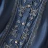 Women's Tencel Denim Drape Short Sleeve Shirt - Retro Style 2025