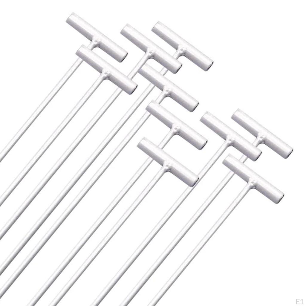 10x Pigeon Entrance Doors T Trap, Wire Trap Birds Catch Bar, Door Bar for Birdcage Lawn