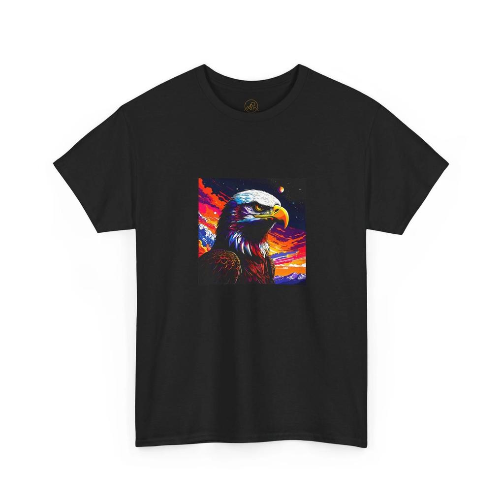 Colorful Bald Eagle Tee | Magnificent Bird Illustration T-shirt